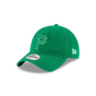 Green Pittsburgh Pirates Hat - New Era MLB Core Classic 9TWENTY Adjustable Caps USA3812475